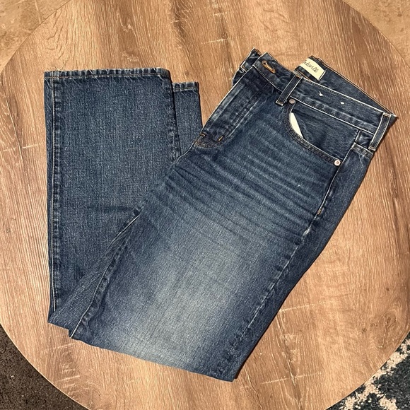 Madewell // Low Slung Straight Jean - Picture 3 of 4